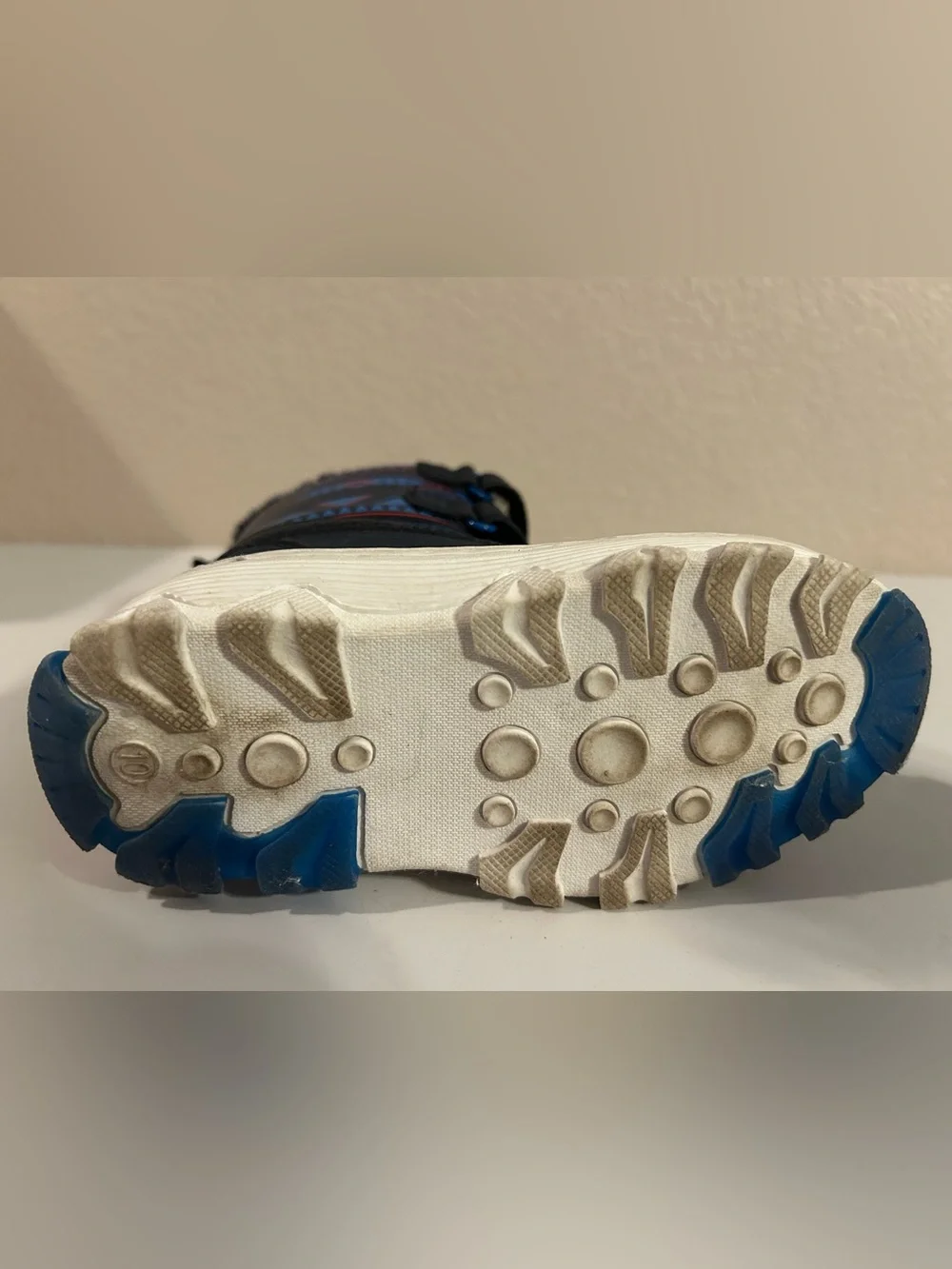 Nickelodeon Paw Patrol Toddler Light Up Winter Boots Blue Size 10